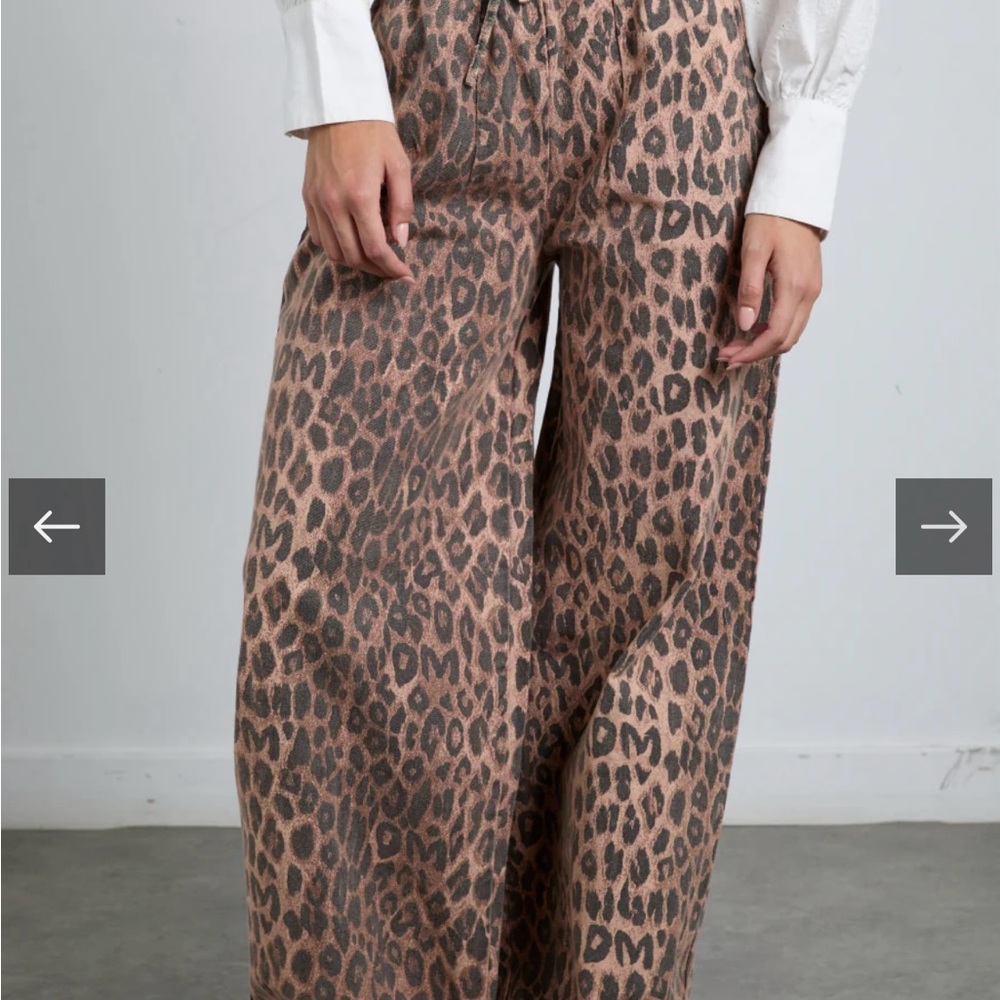 Damson Madder Leopard Print Jeans